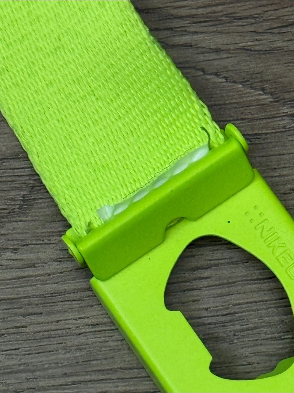Nike Tech Essentials Web Golf Belt Volt Neon Green One Size with Bottle Opener